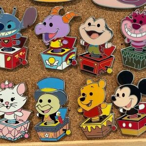 Disney Toys in a Box Pin Set